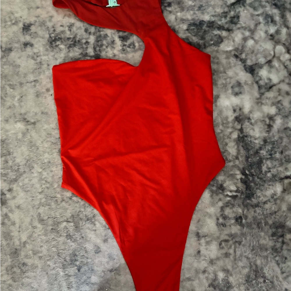 Riot Swim Vibrant Red/Orange Bodysuit